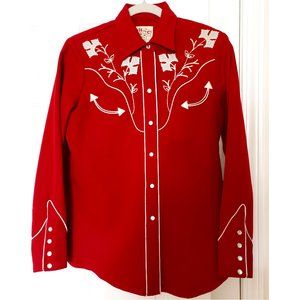H BAR C vintage western wear featuring classic embroidery